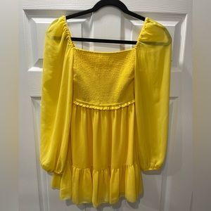 Aritzia - Wilfred Tempest Dress in Yellow
